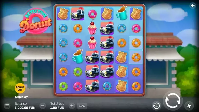 Detective Donut slot screenshot 1