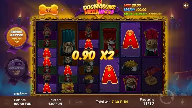 Dogmasons MegaWOOF slot screenshot 4