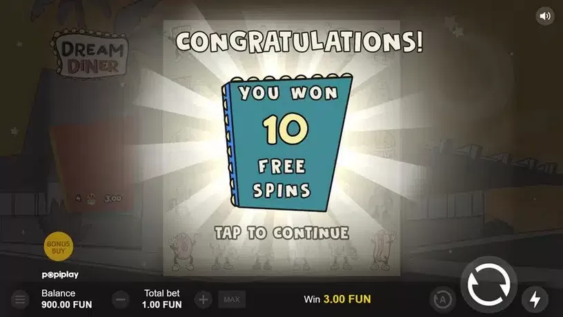 Dream Diner slot screenshot 3