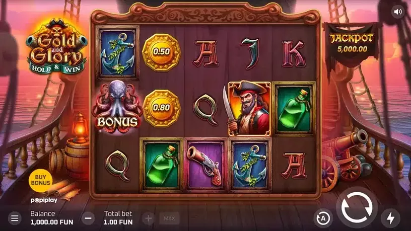 Gold And Glory Hold and Win slot screenshot 1