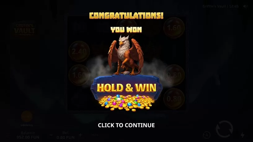 Griffin’s Vault slot screenshot 3