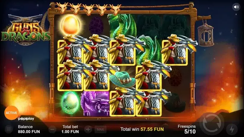 Guns & Dragons slot screenshot 5