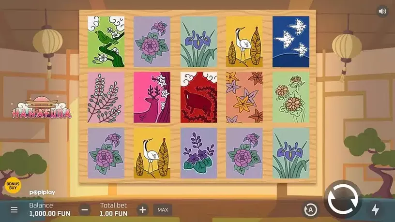 Hanafuda slot screenshot 1