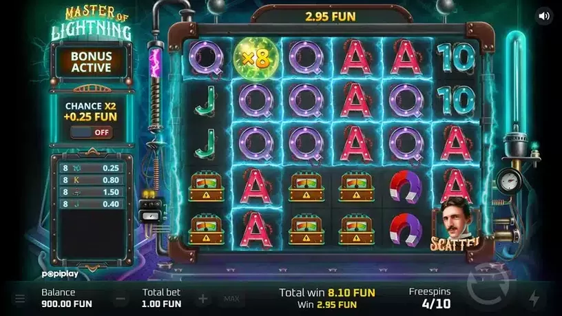 Master of Lightning slot screenshot 5