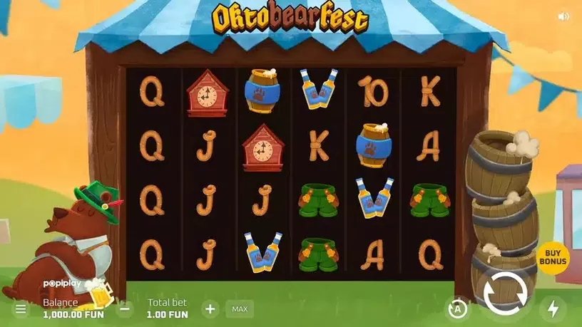 Oktobearfest slot screenshot 1