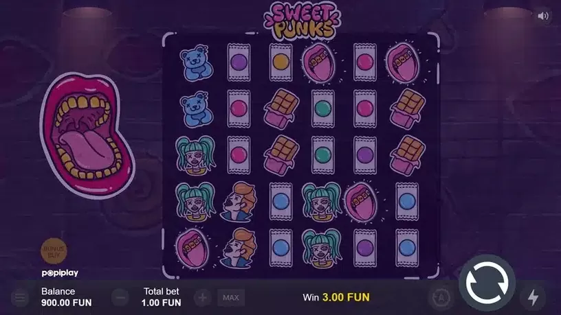 Sweet Punks slot screenshot 2