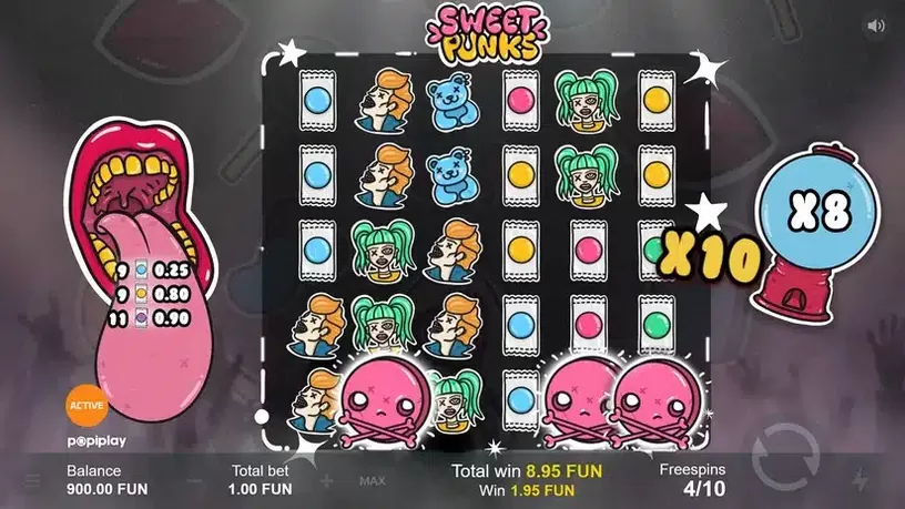 Sweet Punks slot screenshot 5