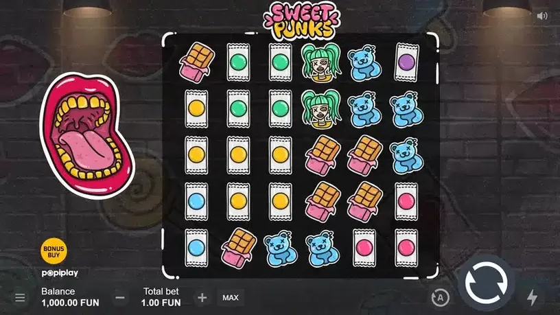 Sweet Punks slot screenshot 1