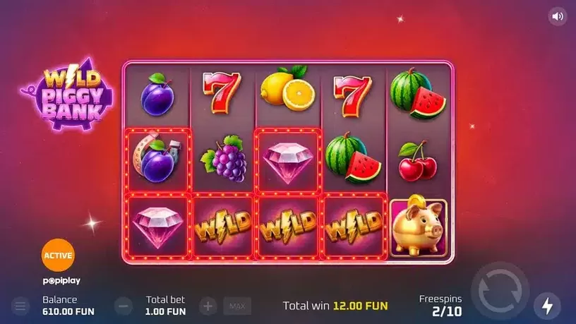 Wild Piggy Bank slot screenshot 4