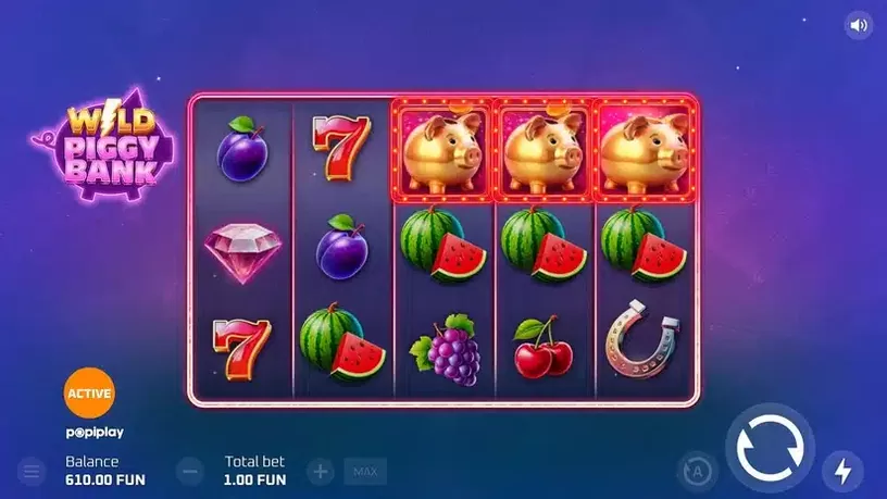 Wild Piggy Bank slot screenshot 2