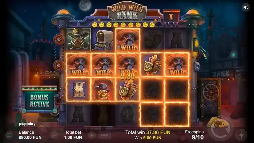 Wild Wild Bank slot screenshot 5