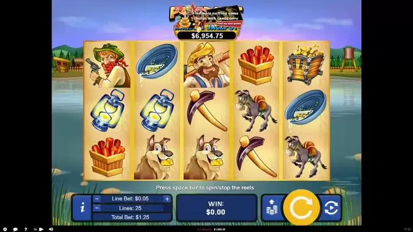 Pay Dirt! slot screenshot 1