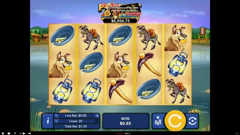Pay Dirt! slot screenshot 2