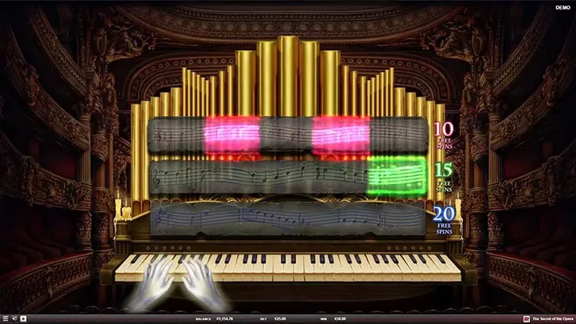 The Secret of the Opera slot screenshot 6