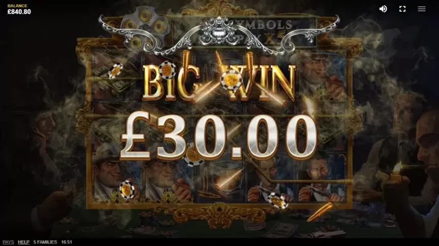 5 Families slot screenshot 4