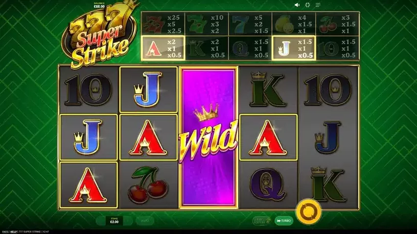 777 Super Strike slot screenshot 3