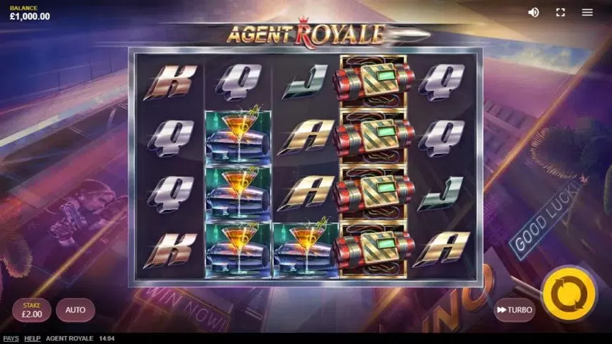 Agent Royale slot screenshot 1