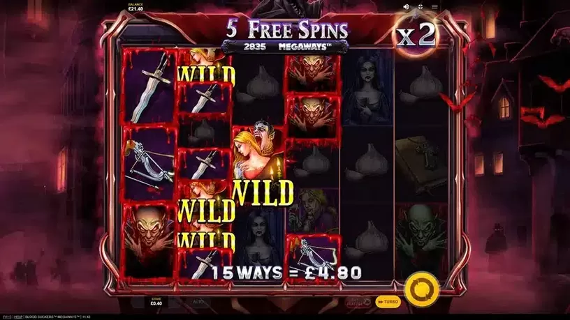 Blood Suckers Megaways slot screenshot 6