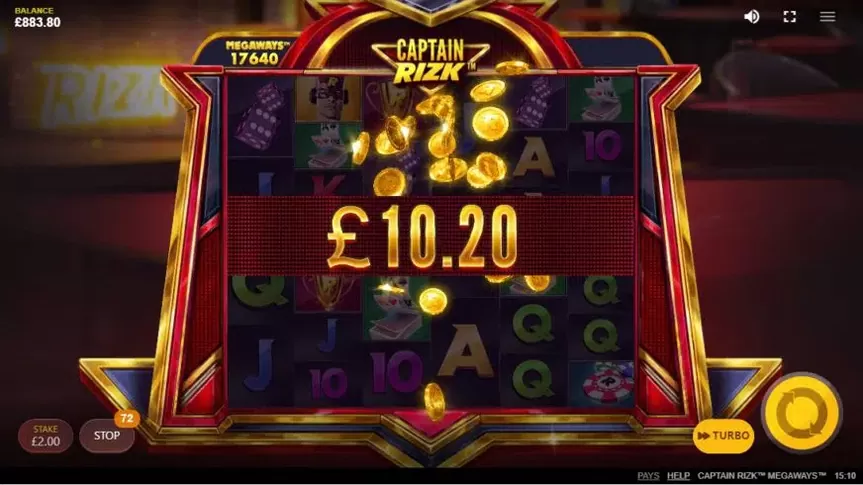 Captain Rizk Megaways slot screenshot 3