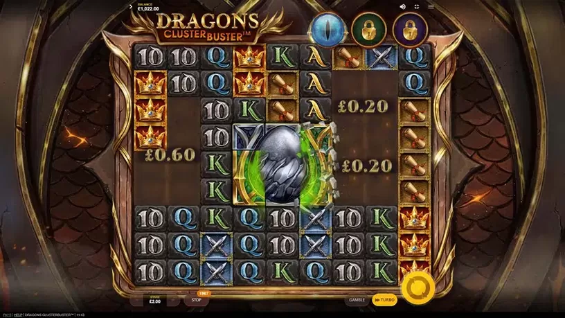 Dragons Clusterbuster slot screenshot 5