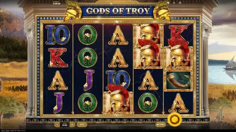 Gods Of Troy slot screenshot 1