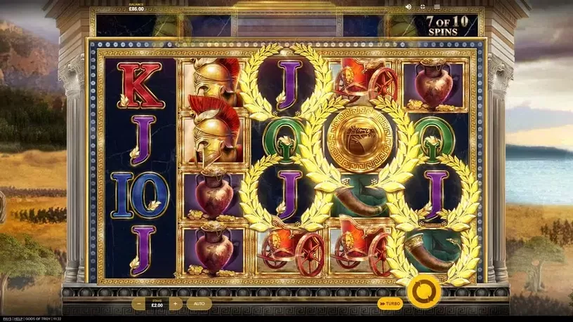 Gods Of Troy slot screenshot 2