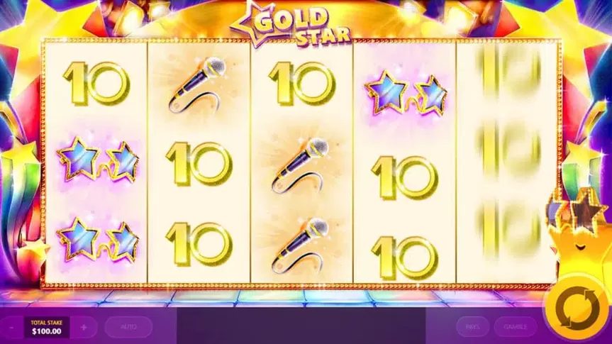 Gold Star slot screenshot 1
