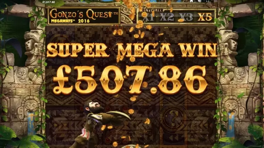 Gonzo’s Quest Megaways slot screenshot 4