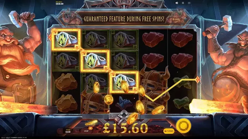 Hammer Gods slot screenshot 5