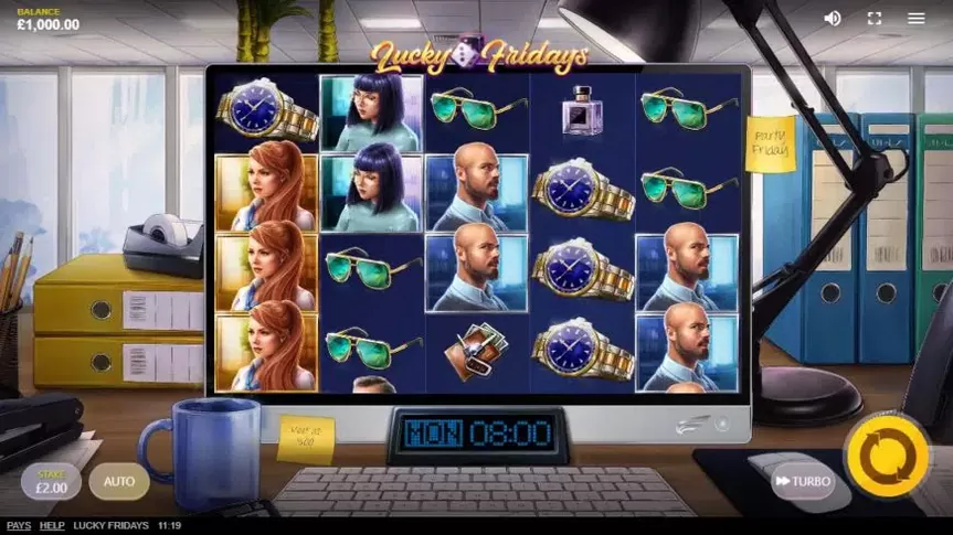 Lucky Fridays slot screenshot 1
