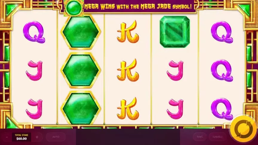 Mega Jade slot screenshot 1