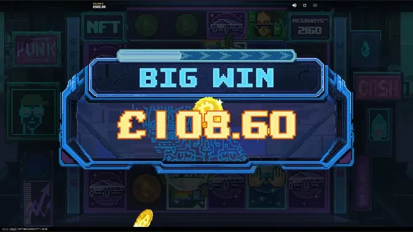 NFT Megaways slot screenshot 6