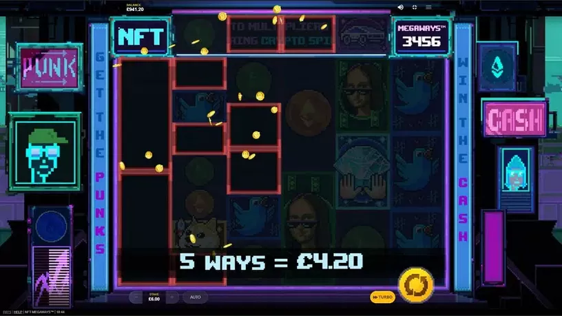 NFT Megaways slot screenshot 3