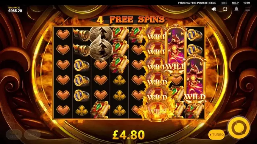 Phoenix Fire Power Reels slot screenshot 7