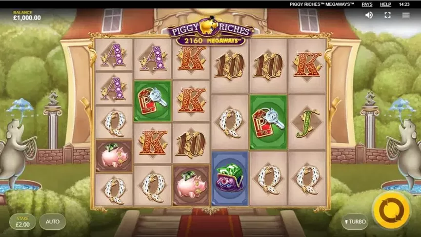 Piggy Riches Megaways slot screenshot 1