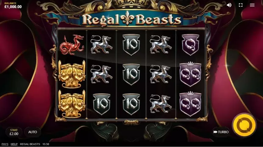 Regal Beasts slot screenshot 1