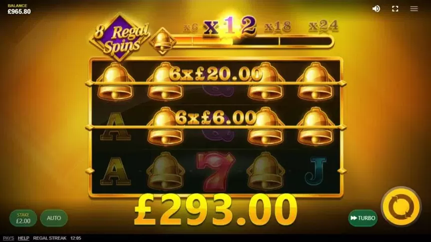 Regal Streak slot screenshot 4