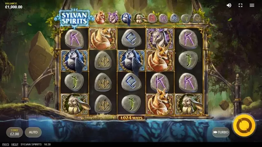 Sylvan Spirits slot screenshot 1