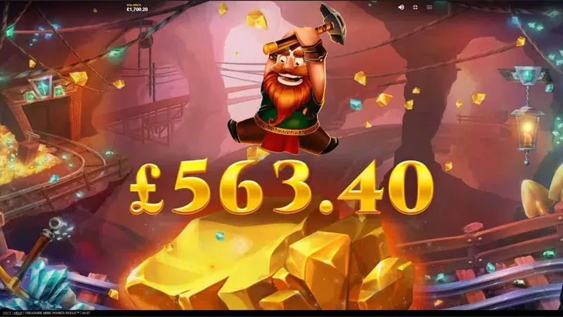 Treasure Mine Power Reels slot screenshot 6
