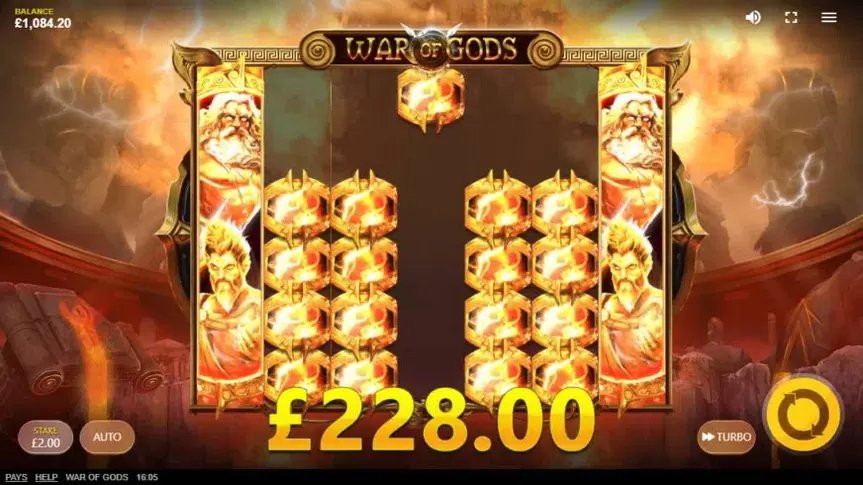 War of Gods slot screenshot 3