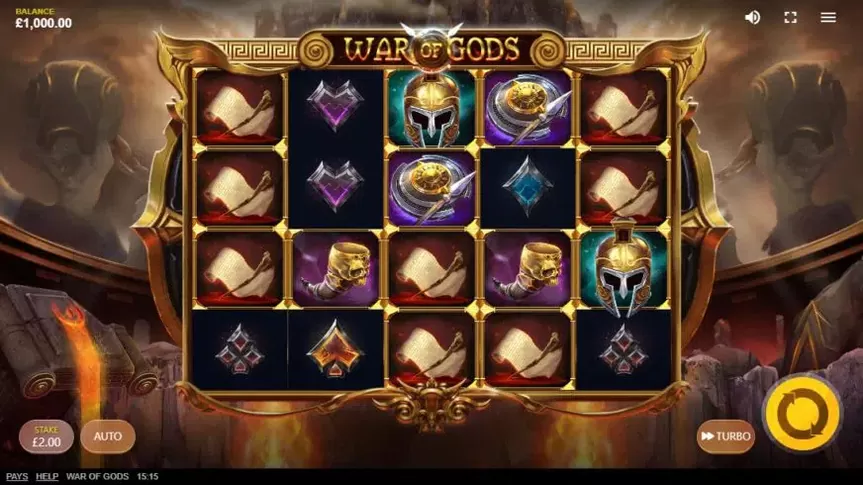 War of Gods slot screenshot 1