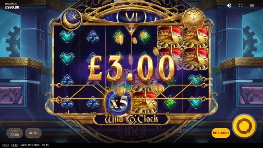 Wild O’Clock slot screenshot 3