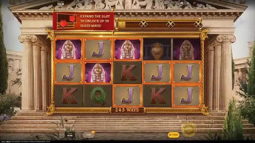 Alexander the Great: World Conqueror slot screenshot 4