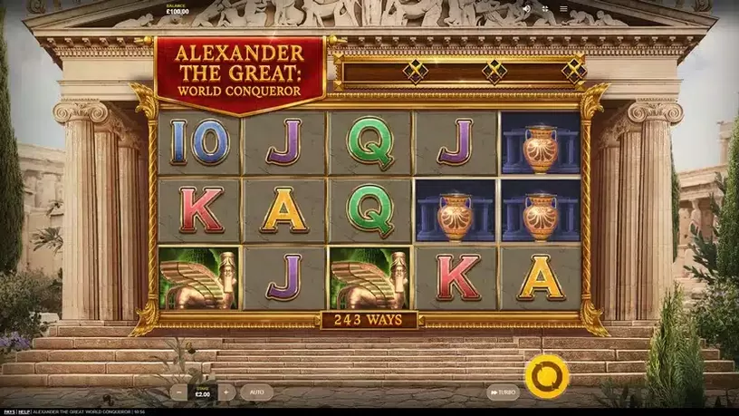 Alexander the Great: World Conqueror slot screenshot 1