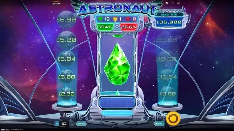 Astronaut slot screenshot 1