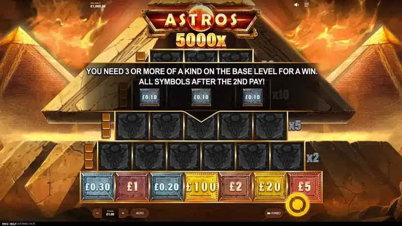 Astros slot screenshot 1