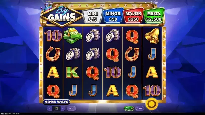 Big Gains slot screenshot 1