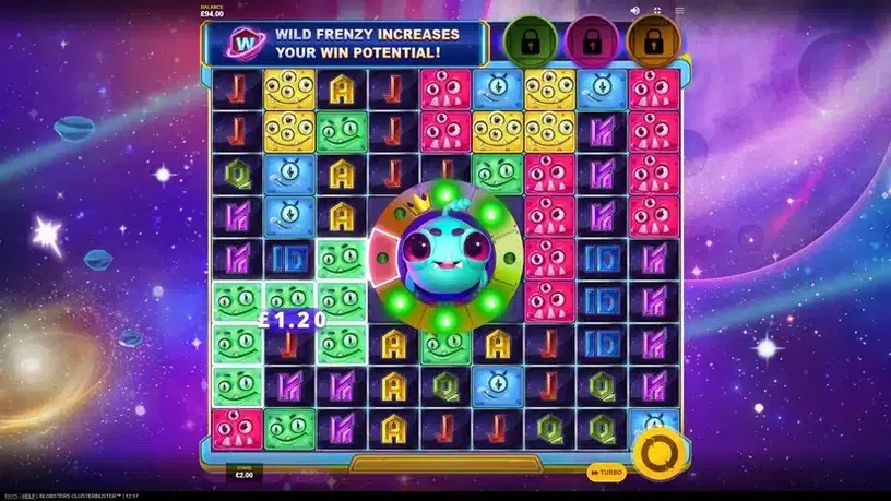 Blobsters Clusterbuster slot screenshot 1