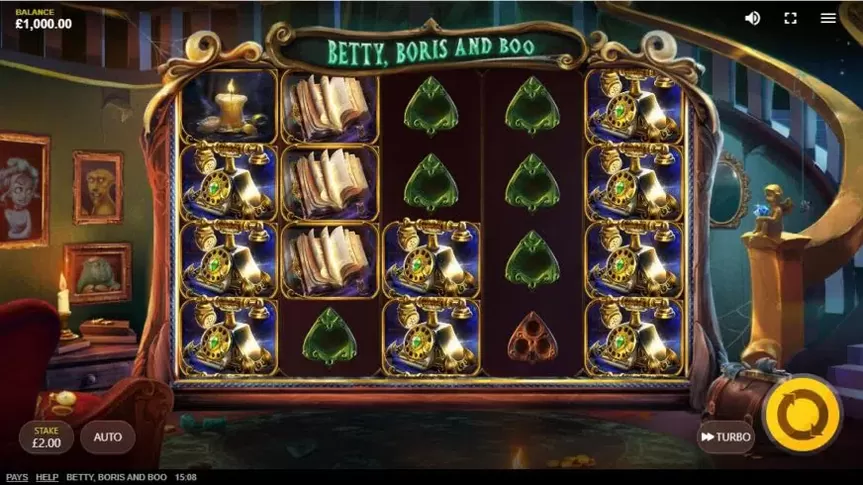 Betty, Boris And Boo slot screenshot 1