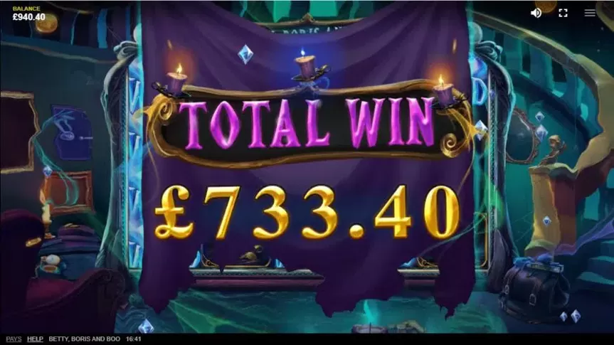 Betty, Boris And Boo slot screenshot 6